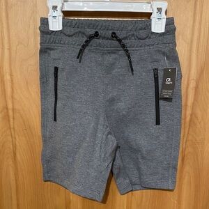 GAPFit Charcoal Shorts with Black Zipper
